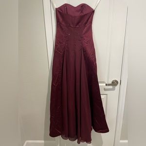 Davids bridal beautiful strapless gown